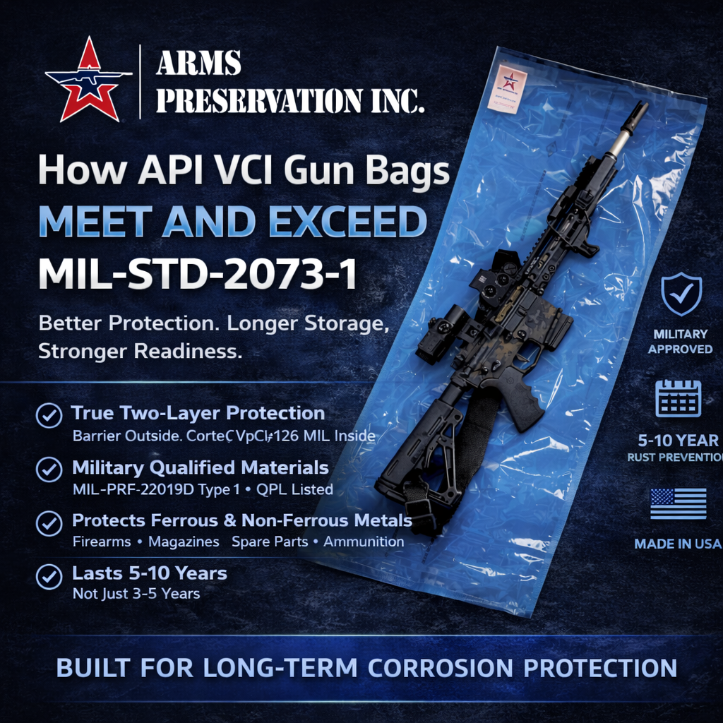 How API VCI Gun Bags Meet and Exceed MIL-STD-2073-1 Better Than Basic VCI Bags