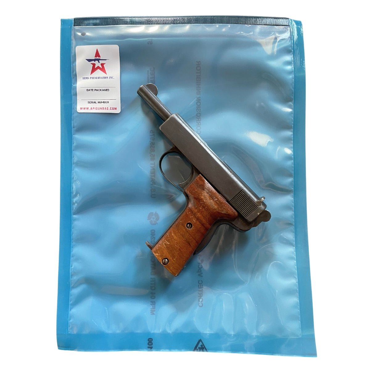 Anti Rust Pistol Storage Bag - Arms Preservation Inc