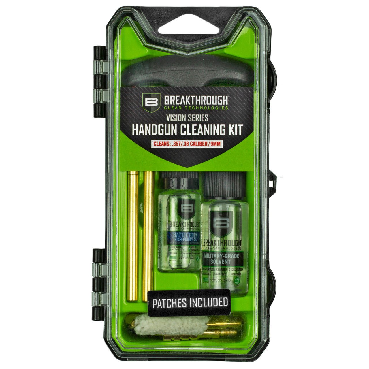 Breakthrough Clean Technologies Vision Series Pistol Cleaning Kit - 9mm 357, & .38 Caliber - Arms Preservation Inc