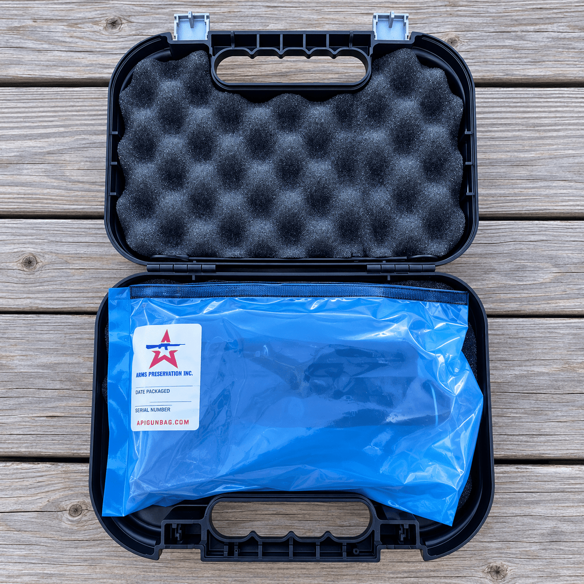Can You Use VCI Gun Bags in Gun Cases? - Arms Preservation Inc