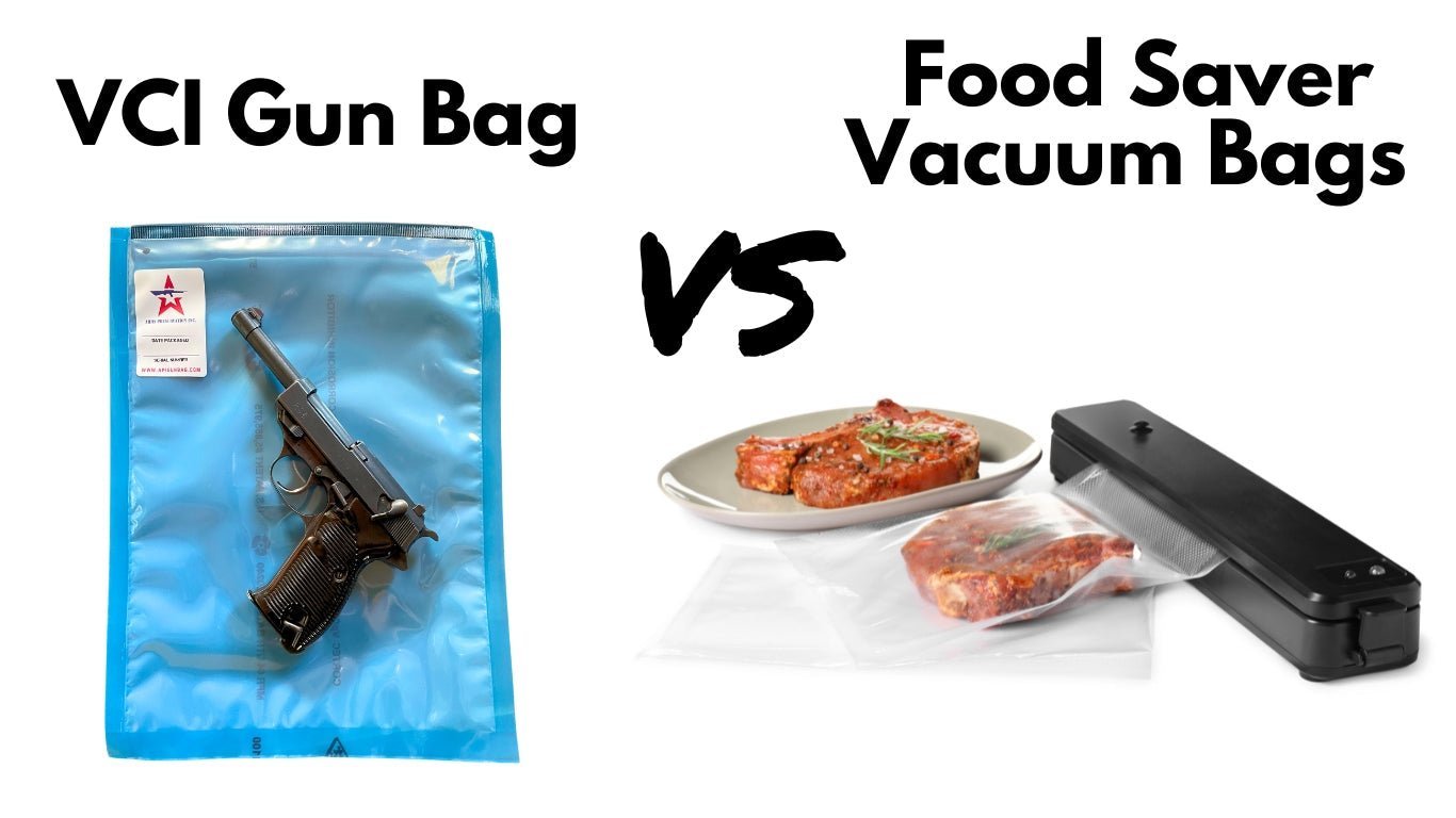 VCI Gun Storage Bags Vs. Food Saver Storage Bags - Arms Preservation Inc