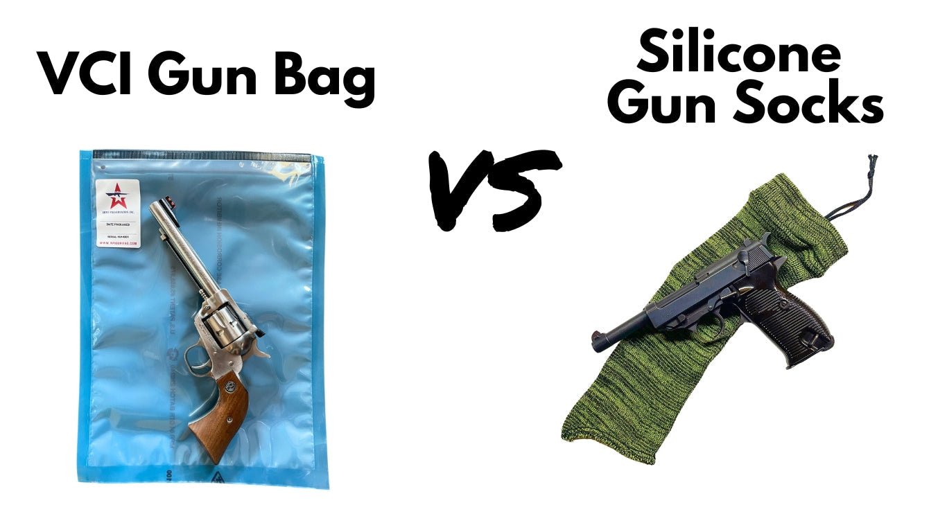 VCI Gun Storage bags Vs Silicone Gun Socks - Arms Preservation Inc