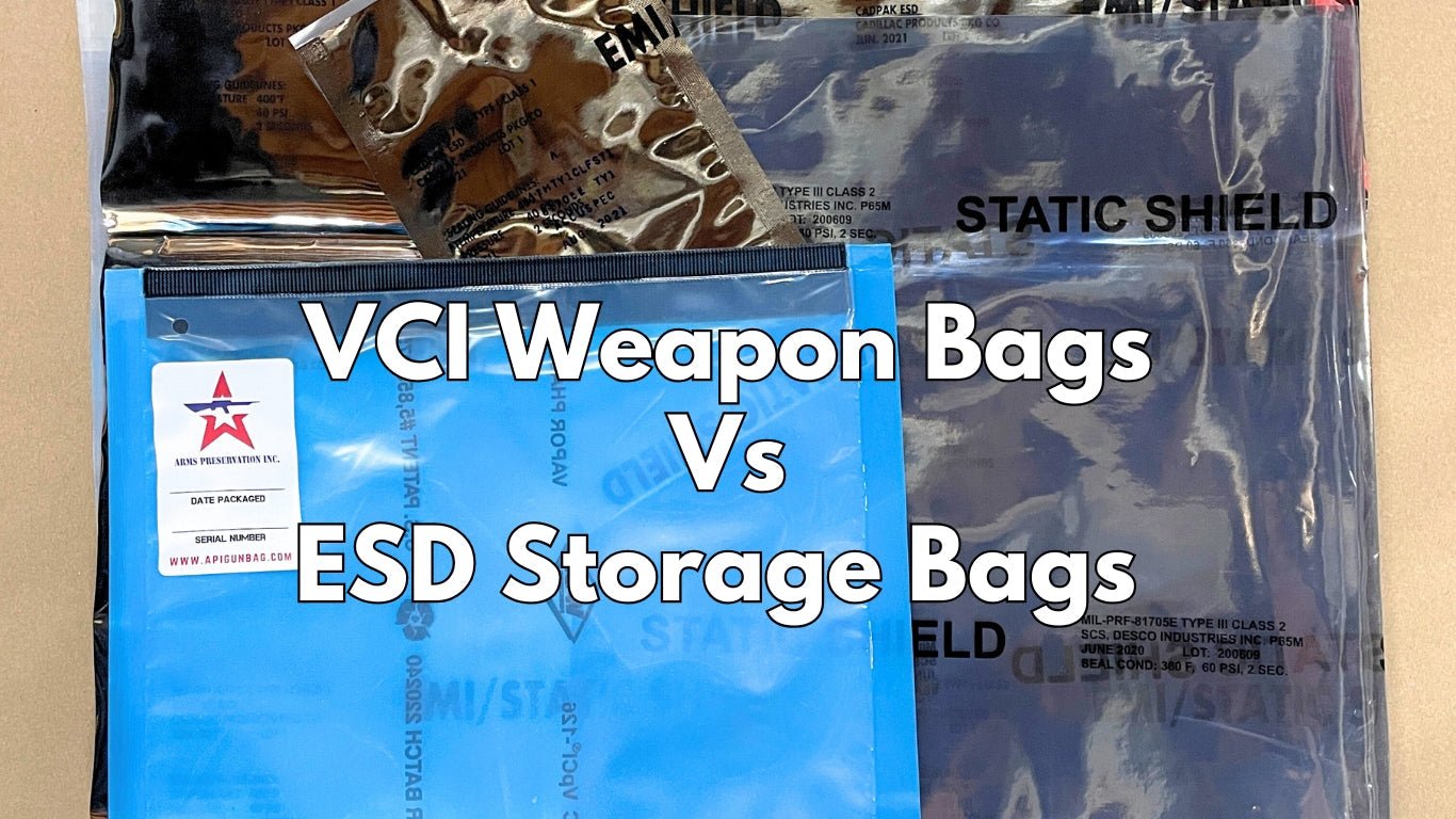 VCI Storage Bags Vs ESD Storage Bags - Arms Preservation Inc